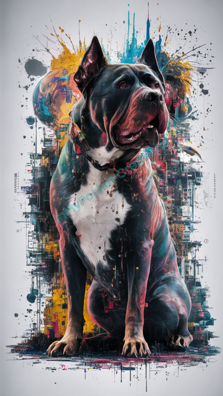 Fusion chromatique noble et majestueuse "Cane Corso"